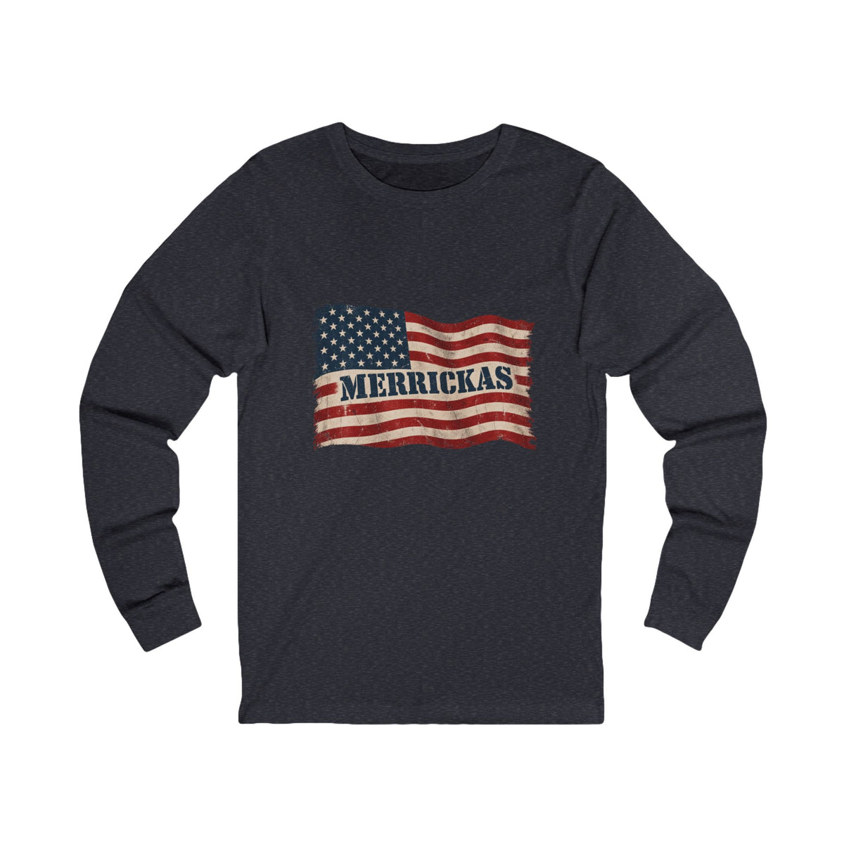 Merrickas Flag Long Sleeve Tee