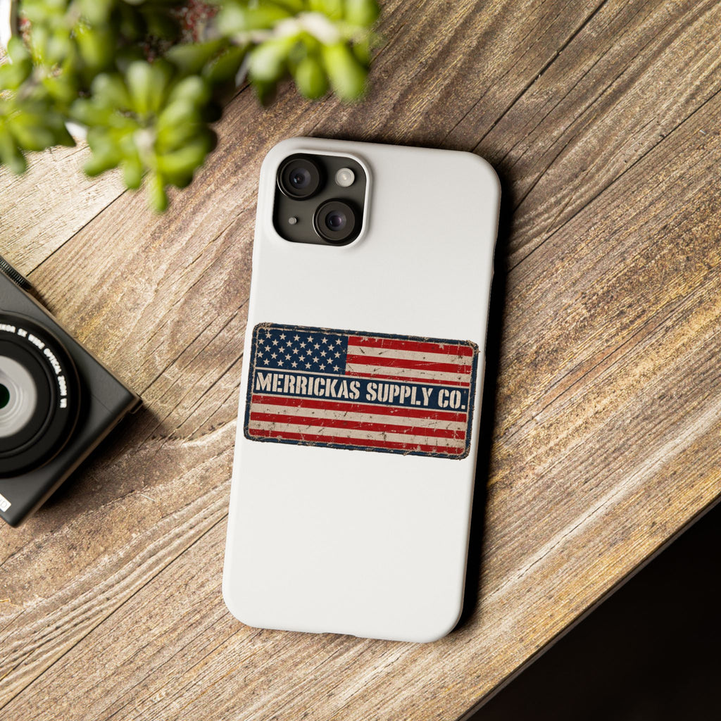 Merrickas American Flag Patch Phone Case