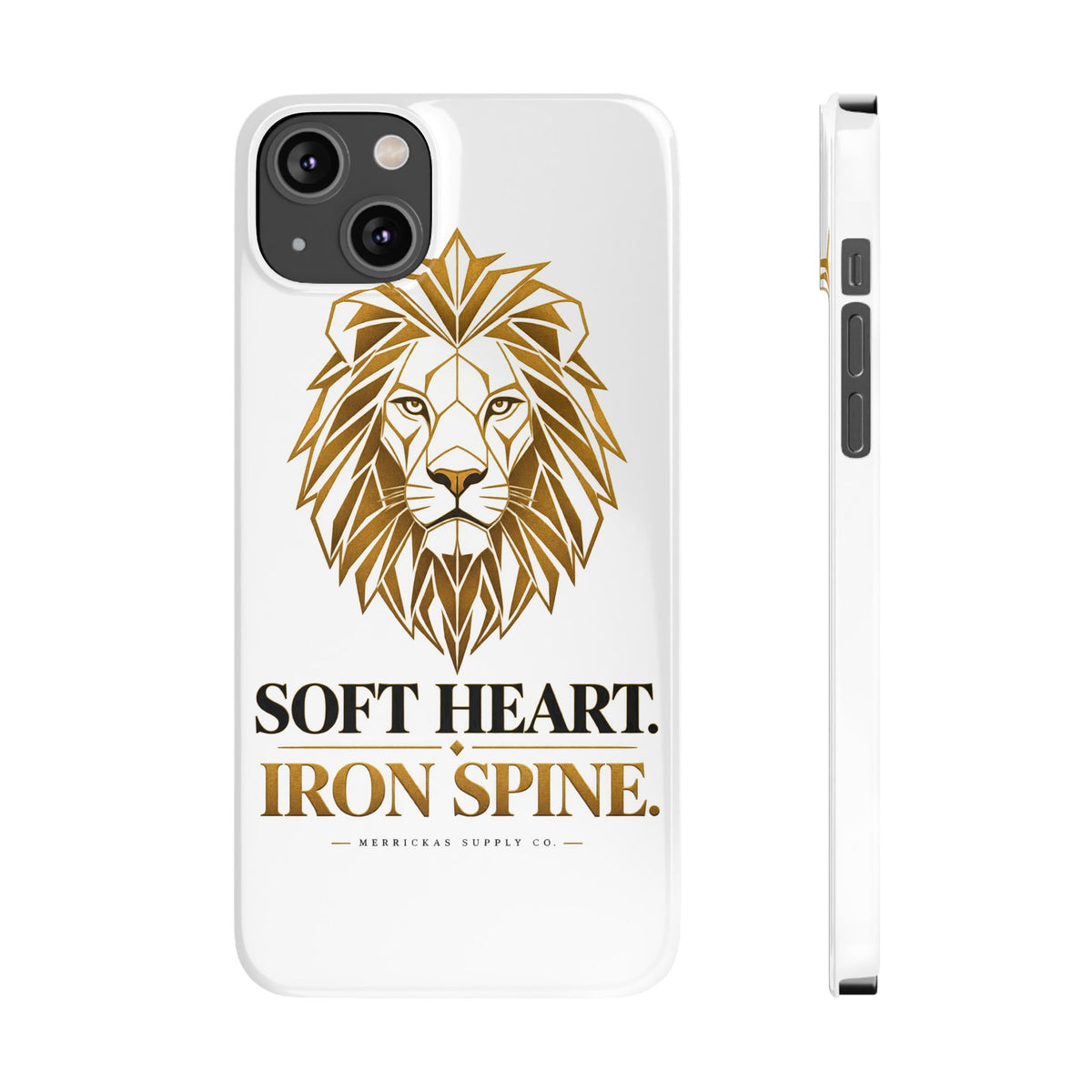 Soft Heart Iron Spine Phone Case