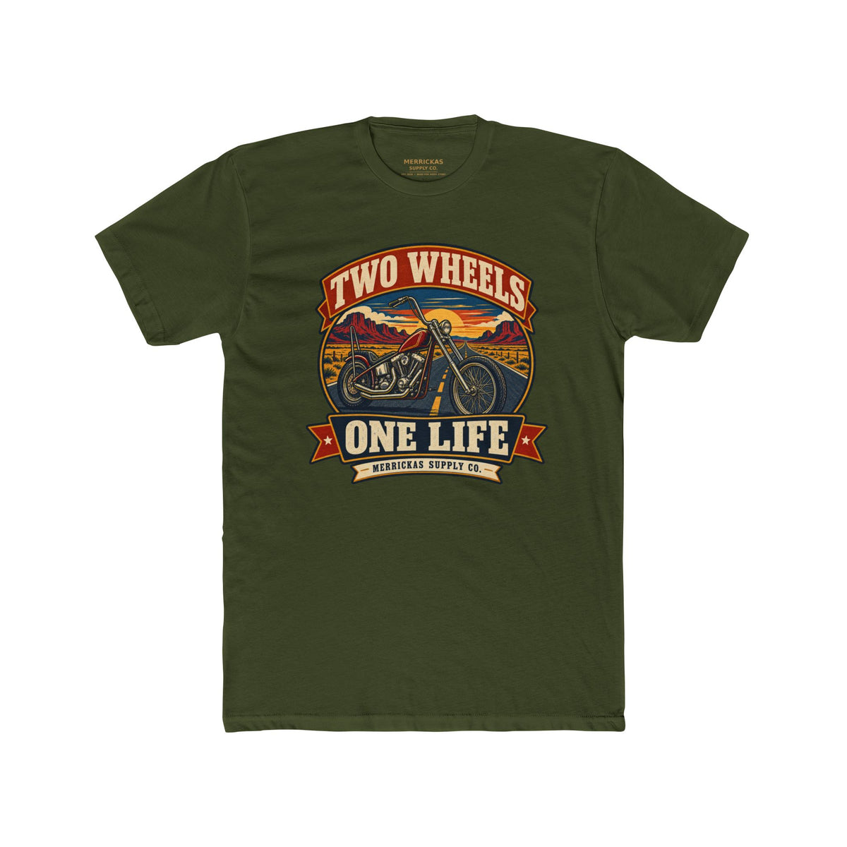 Two Wheels One Life Premium Tee