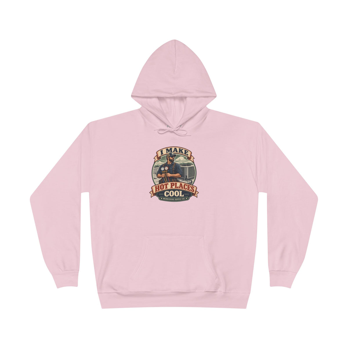 I Make Hot Places Cool Heavyweight Hoodie