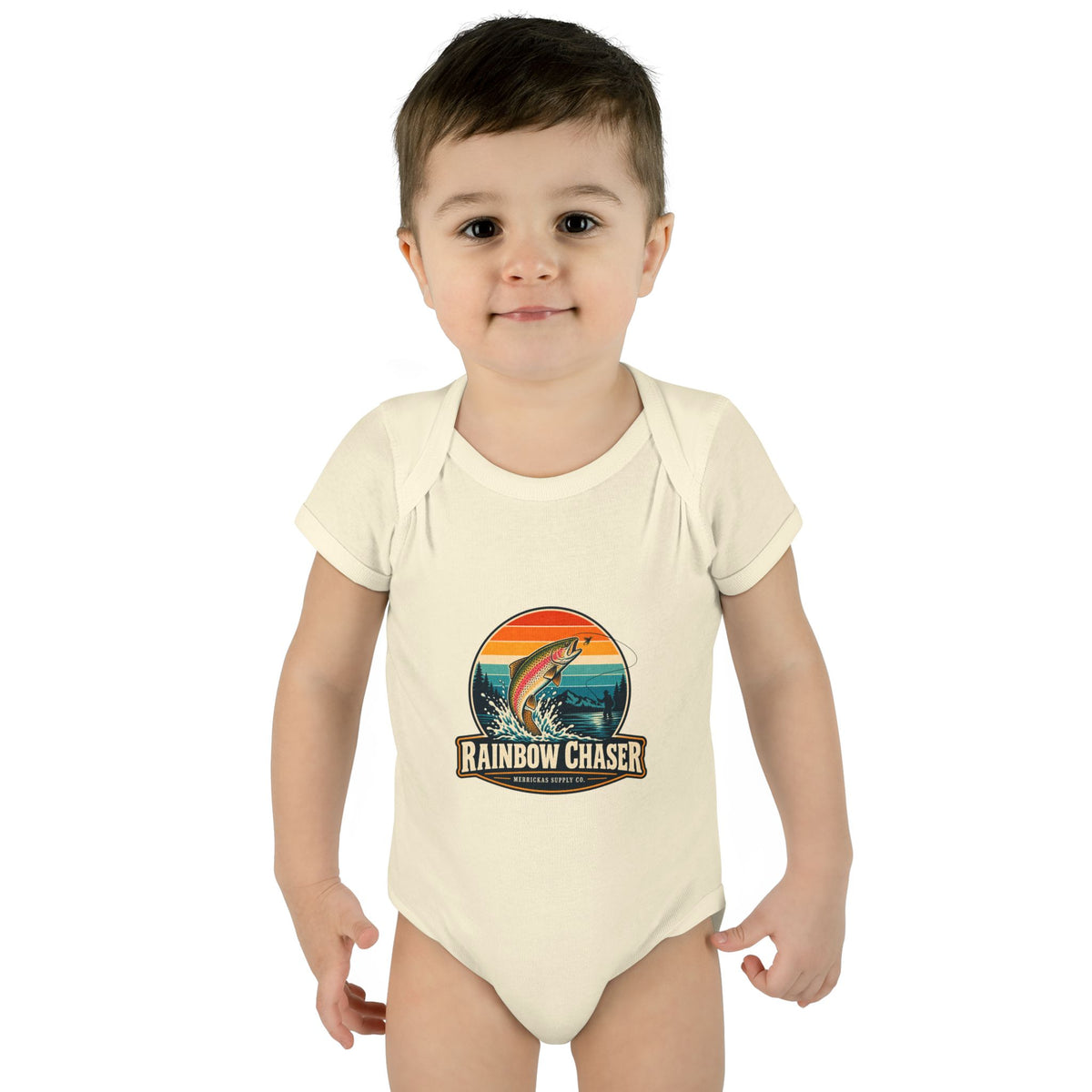 Rainbow Chaser Baby Onesie