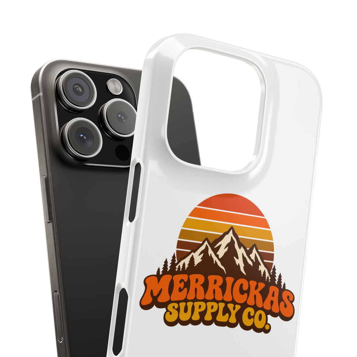 Merrickas Retro Sunset Mountain Phone Case