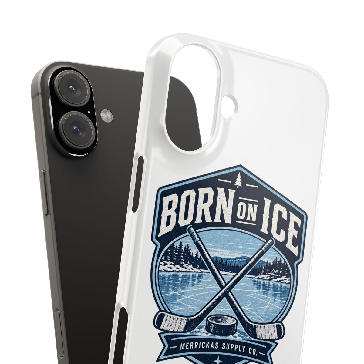Born On Ice Phone Case