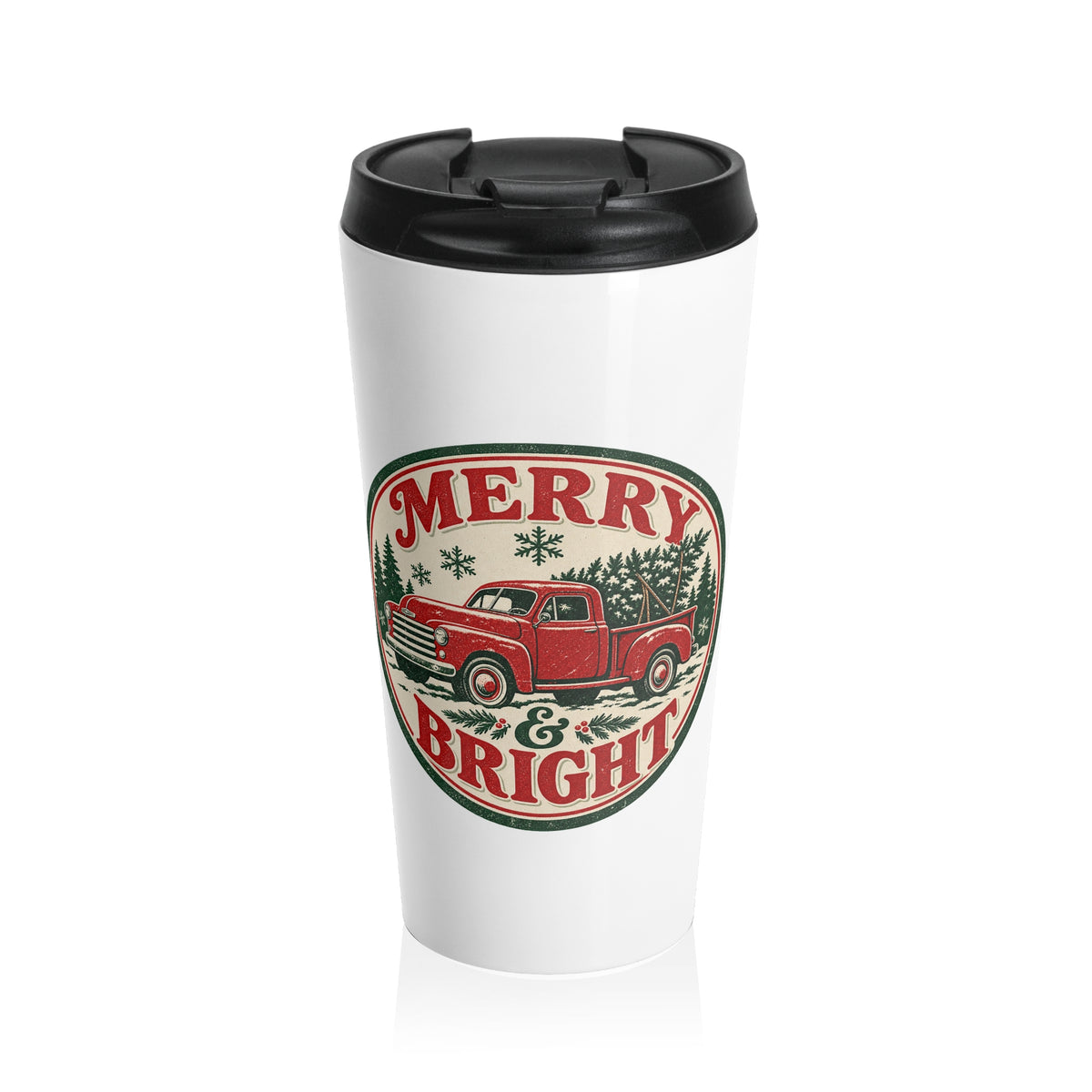 Merry & Bright Travel Mug