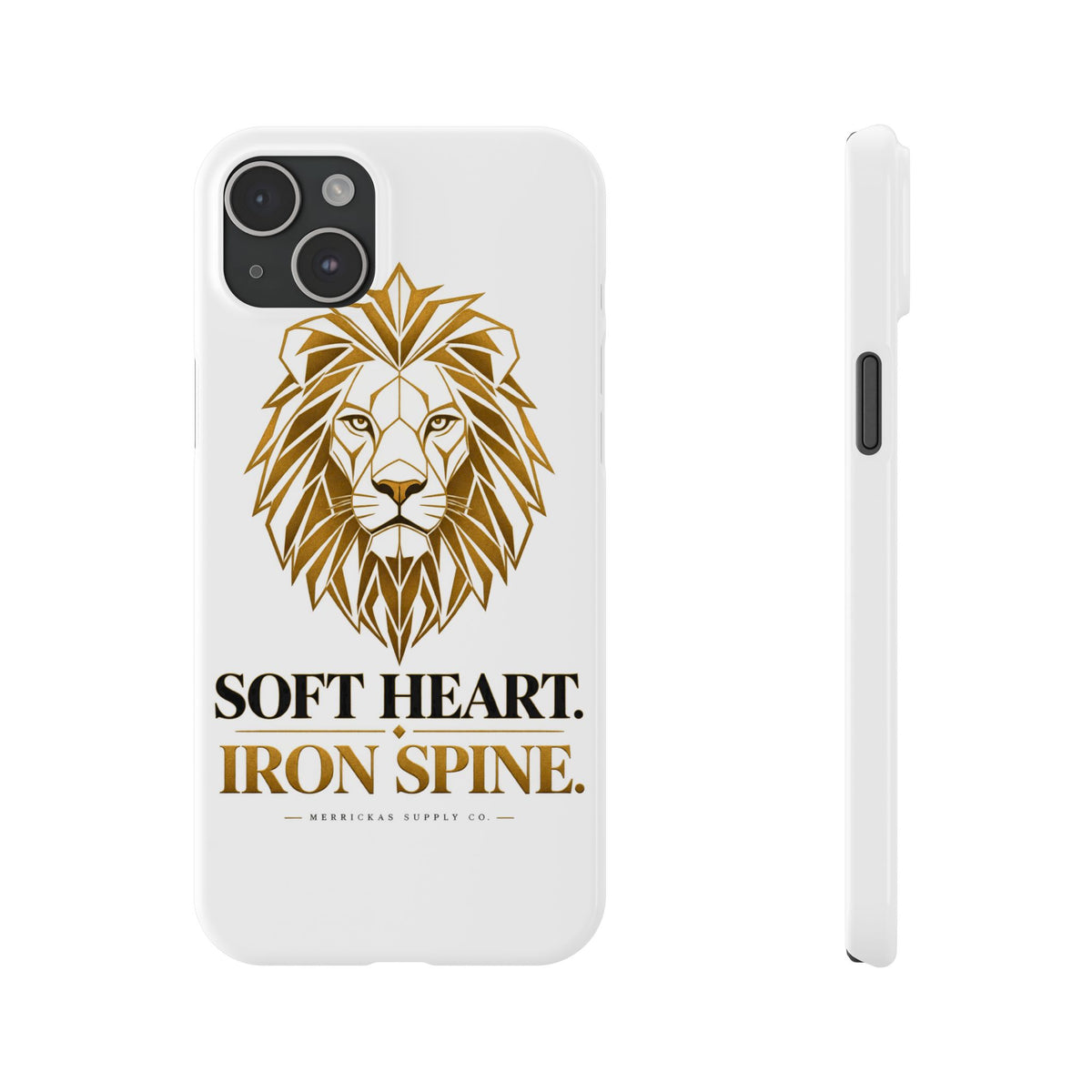Soft Heart Iron Spine Phone Case