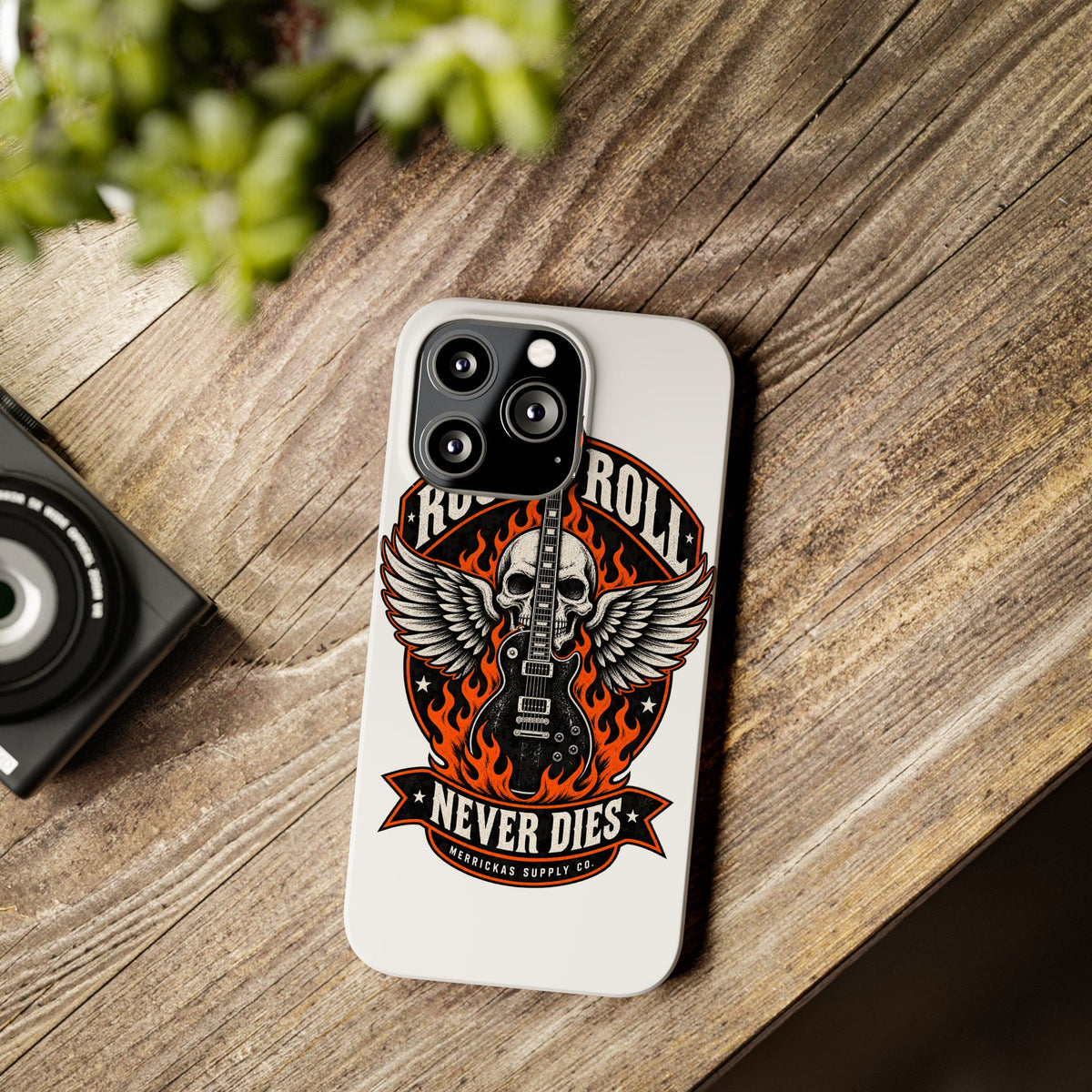 Rock N Roll Never Dies Phone Case