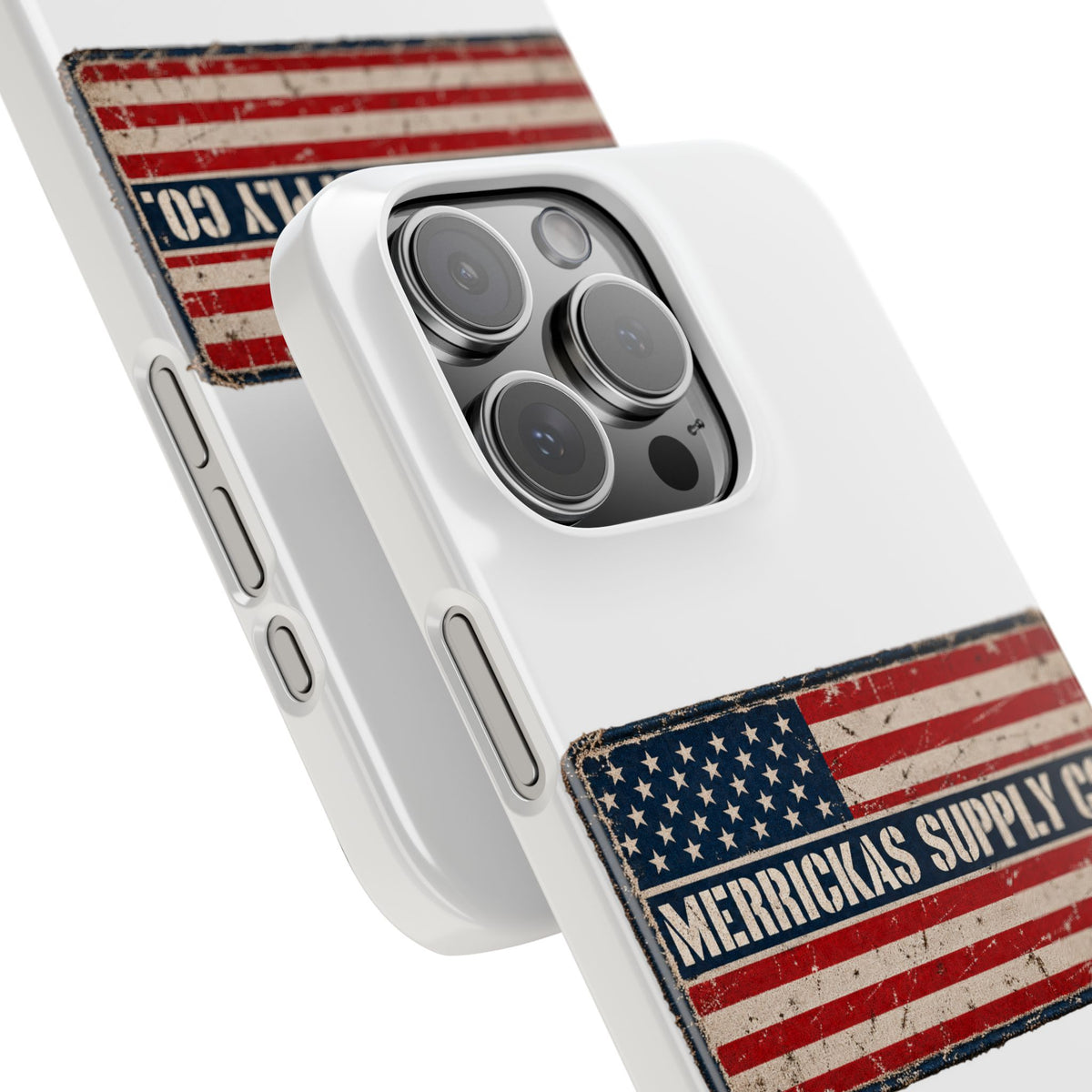 Merrickas American Flag Patch Phone Case