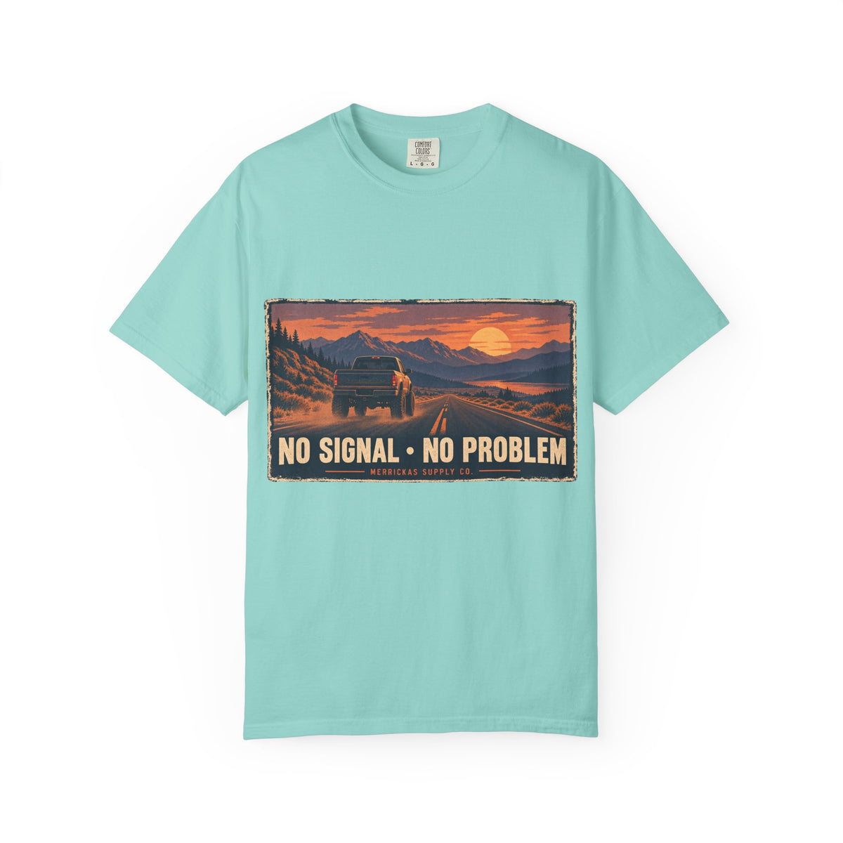 No Signal No Problem Garment-Dyed Tee