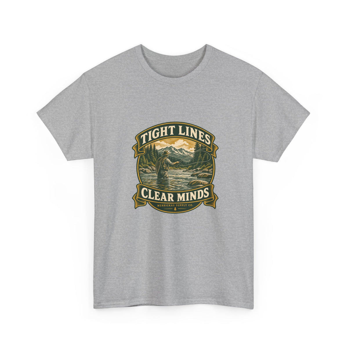 Tight Lines Clear Minds Classic Tee