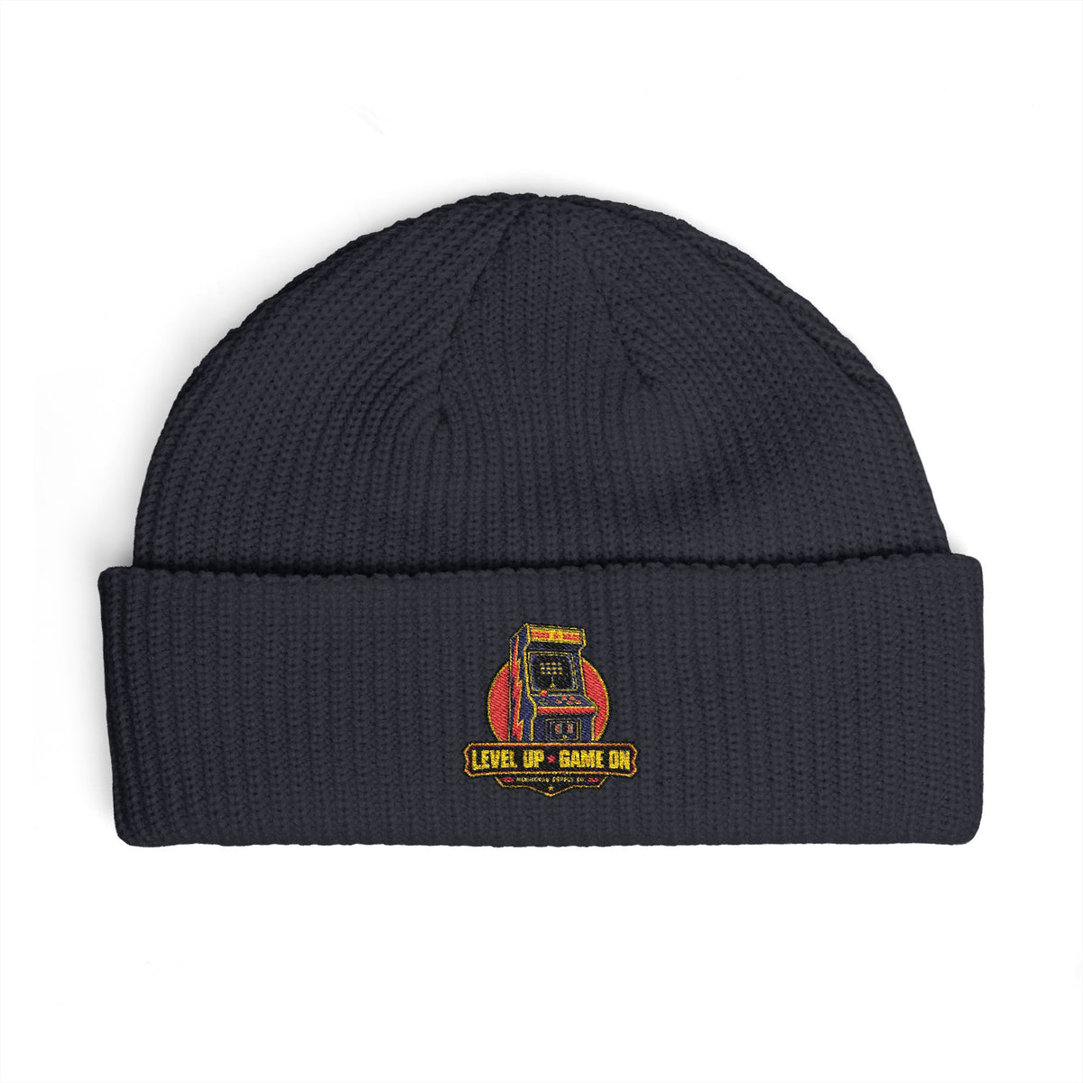 Level Up Game On Cuff Beanie