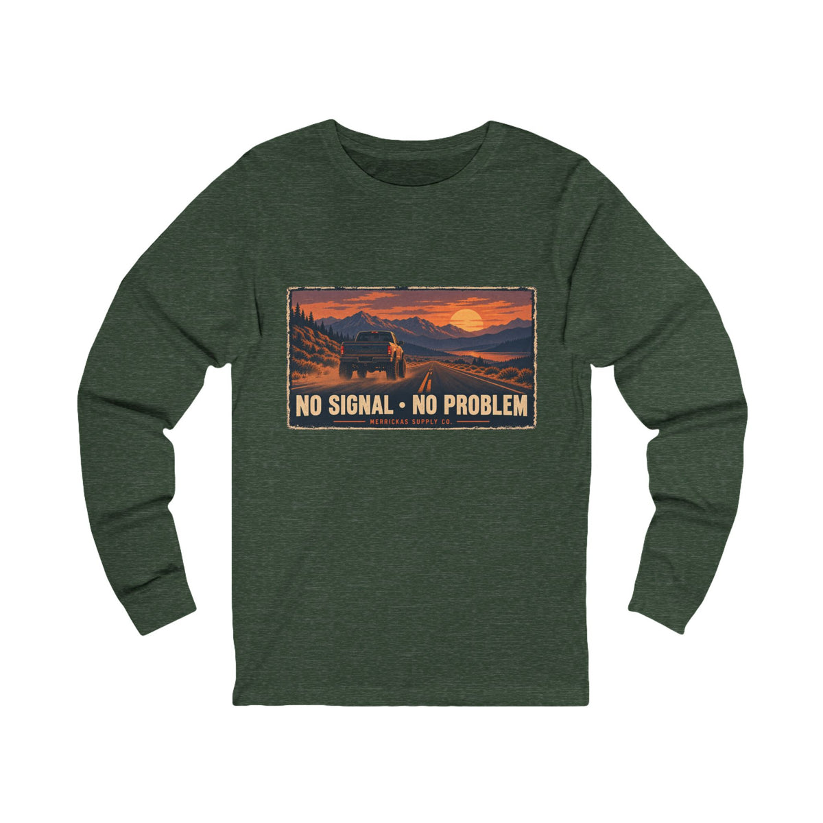 No Signal No Problem Long Sleeve Tee