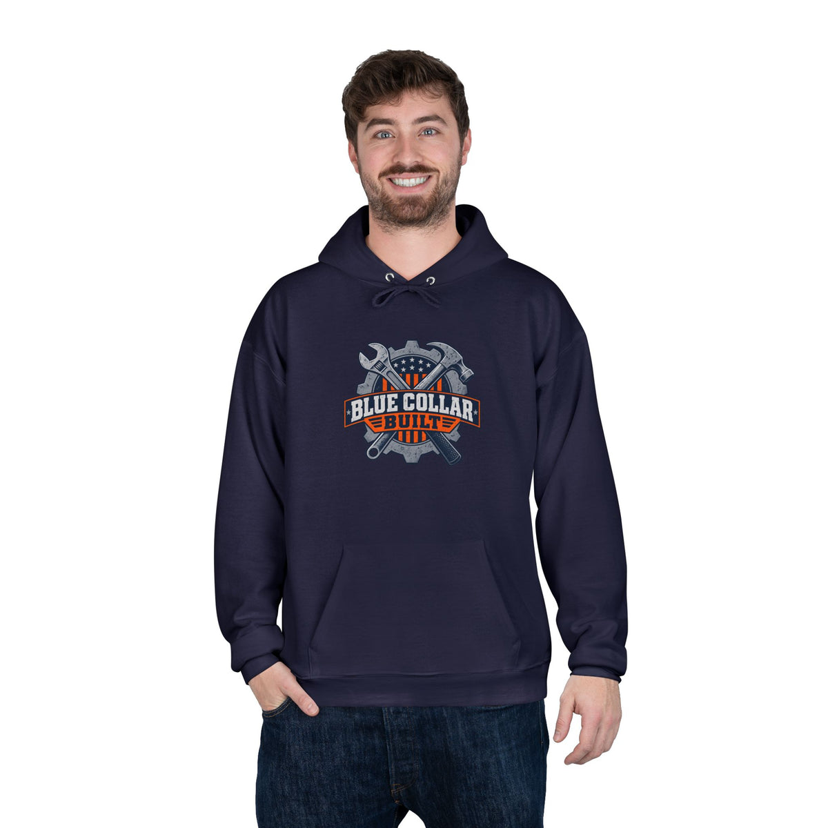 Blue Collar Built Hoodie