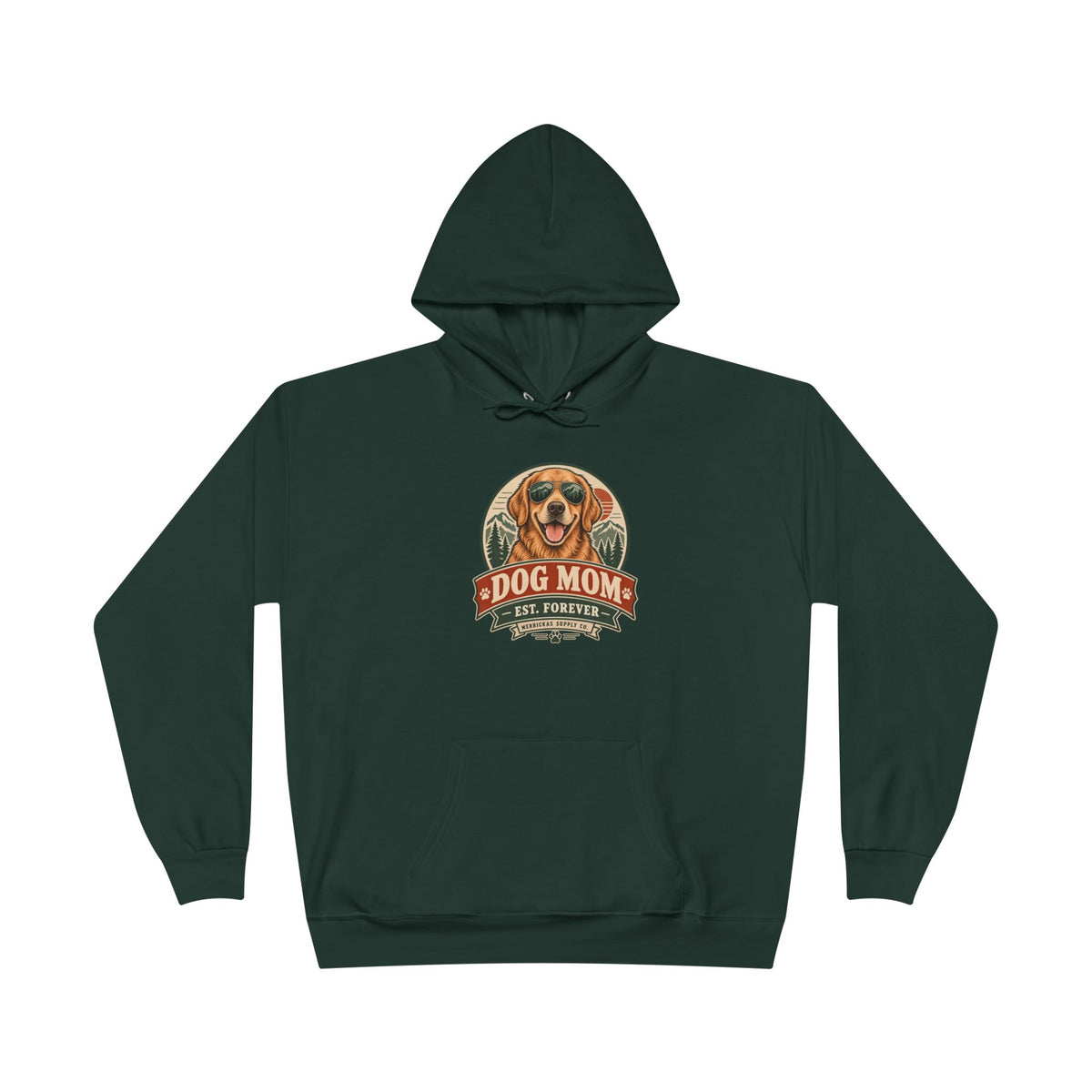 Dog Mom Est. Forever Heavyweight Hoodie