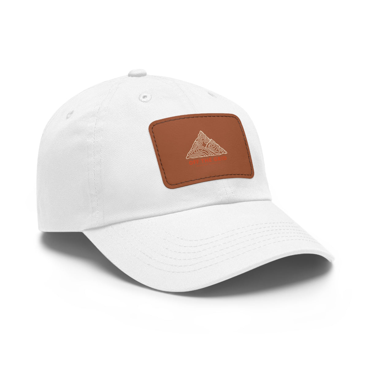 Off The Grid Leather Patch Dad Hat