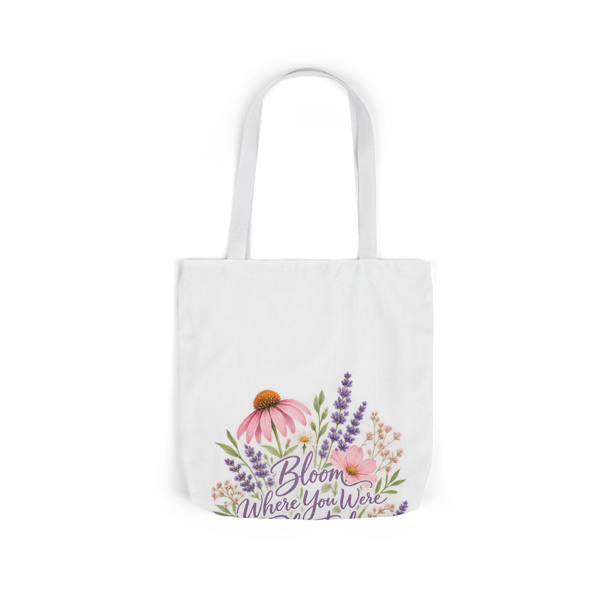 Bloom Where You Were Planted Anyway Canvas Wall Art