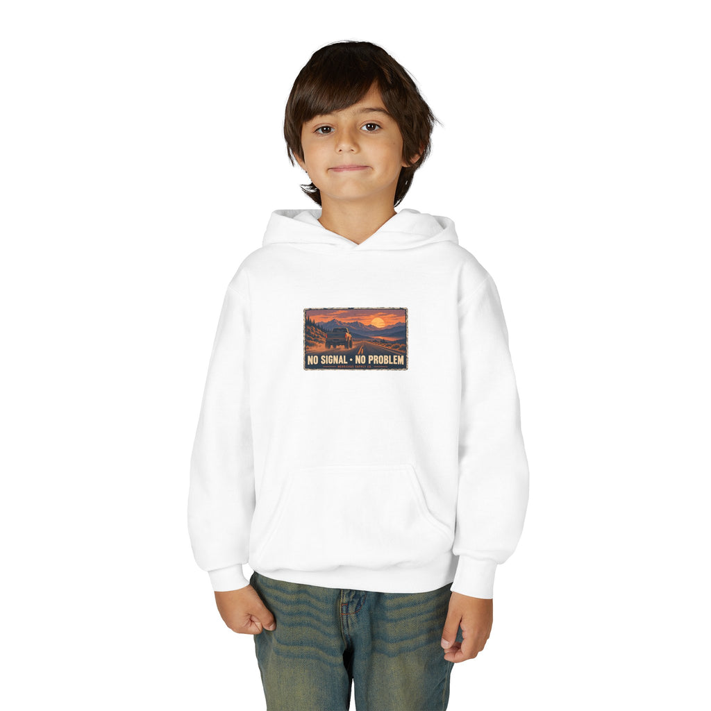 No Signal No Problem Youth Hoodie