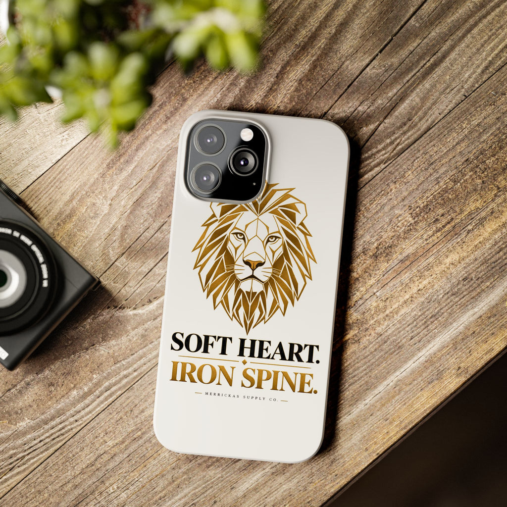 Soft Heart Iron Spine Phone Case