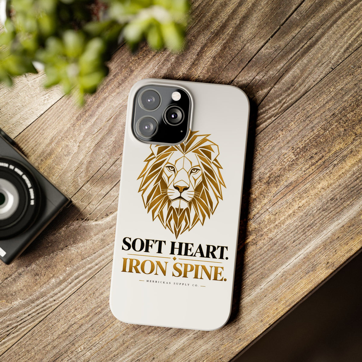 Soft Heart Iron Spine Phone Case