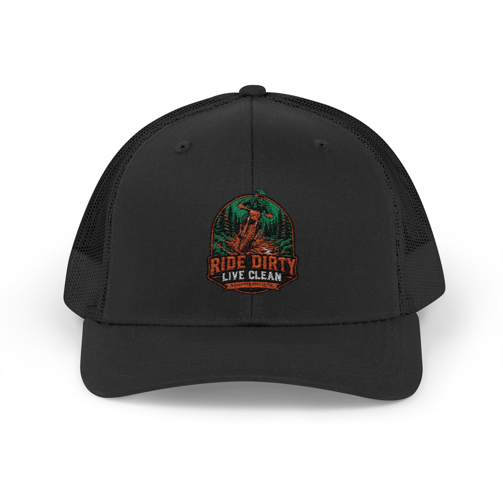 Ride Dirty Live Clean Snapback Trucker Hat