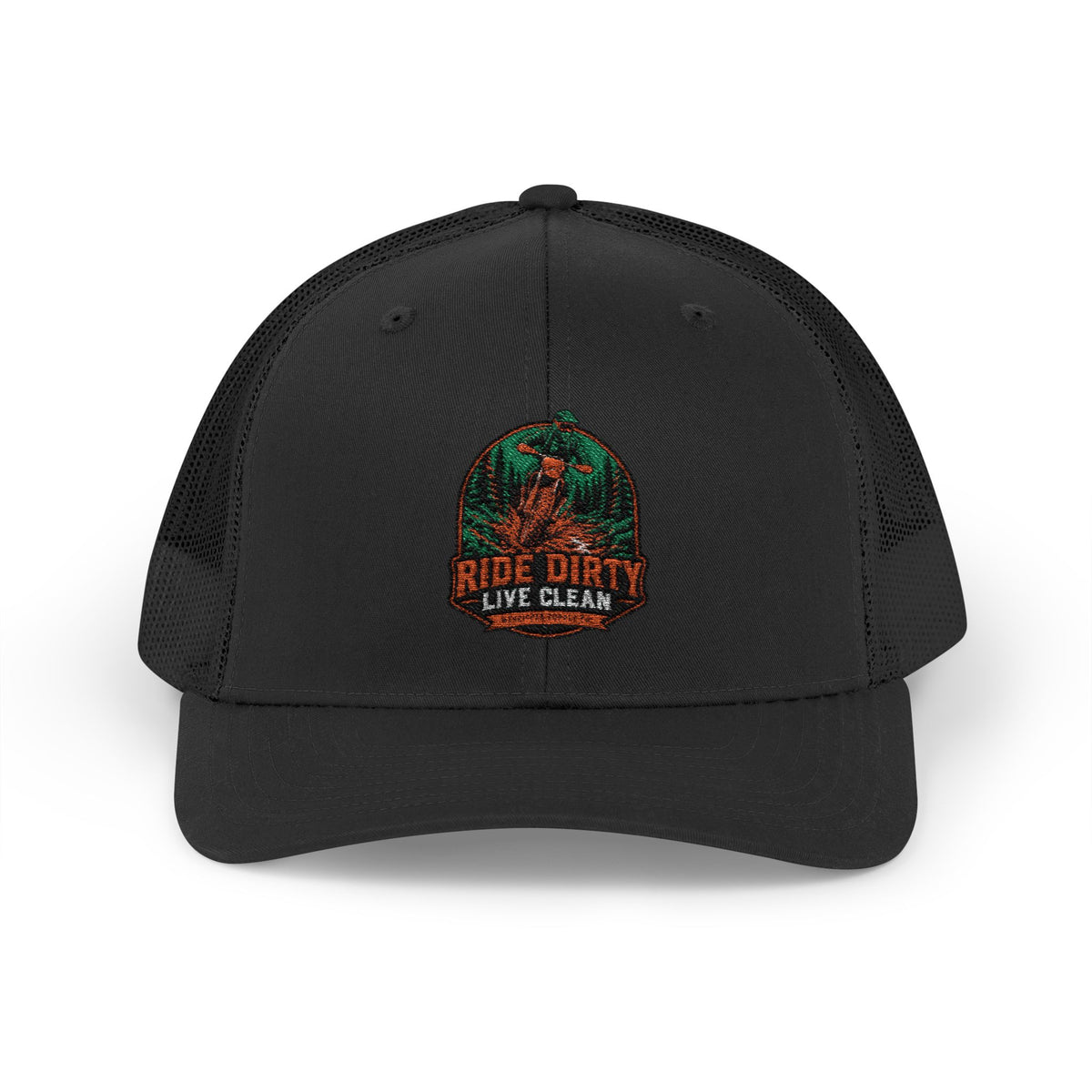 Ride Dirty Live Clean Snapback Trucker Hat