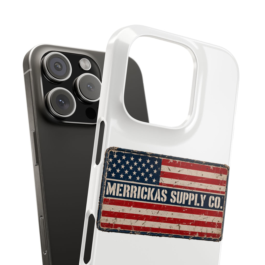 Merrickas American Flag Patch Phone Case