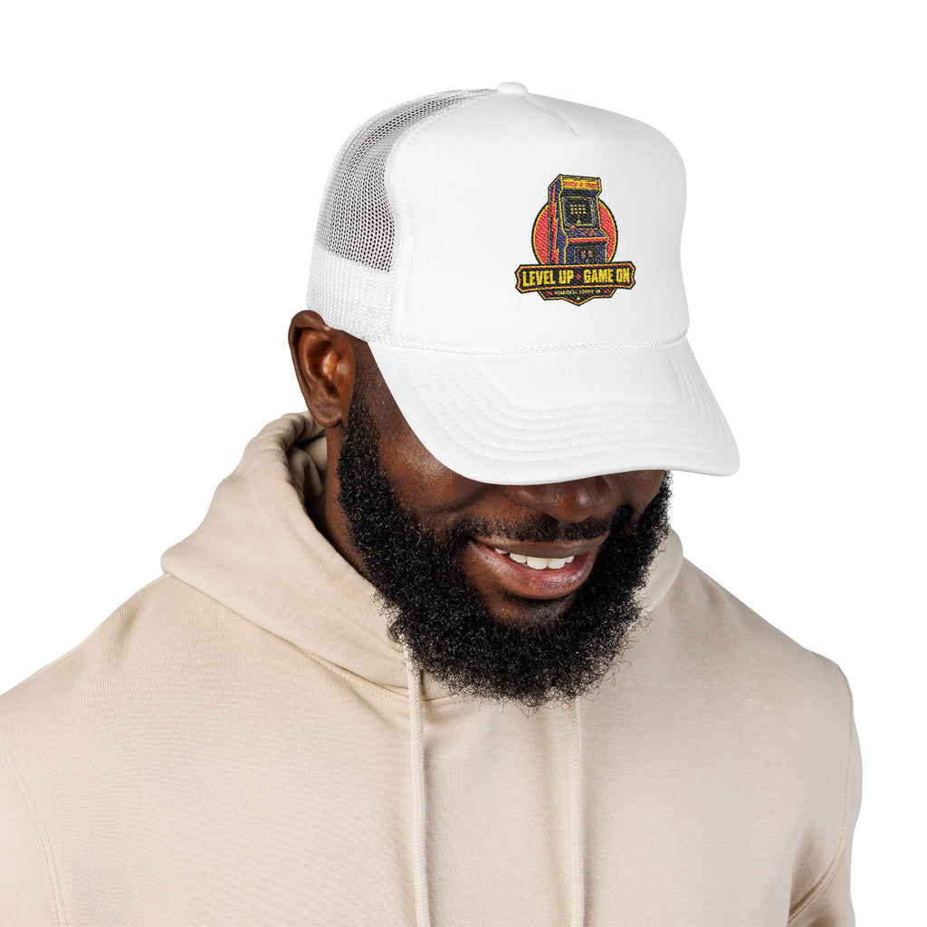 Level Up Game On Foam Trucker Hat