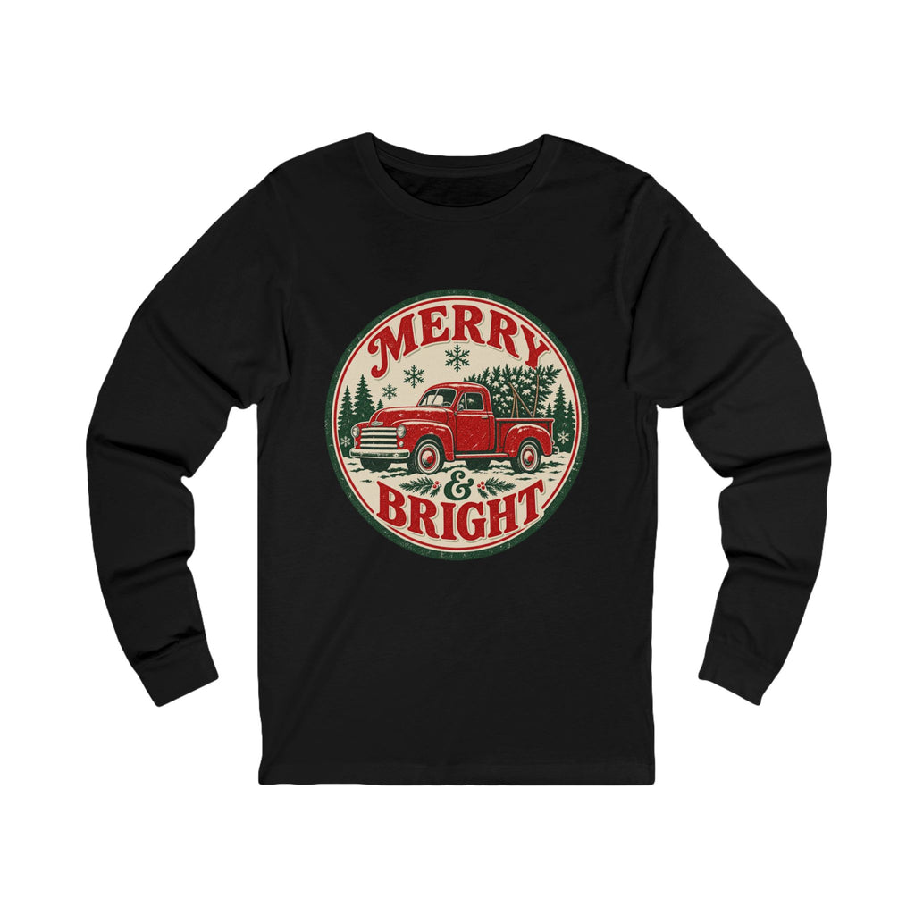 Merry & Bright Long Sleeve Tee