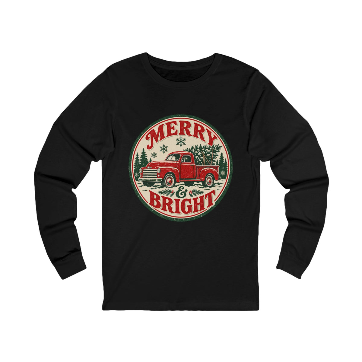 Merry & Bright Long Sleeve Tee