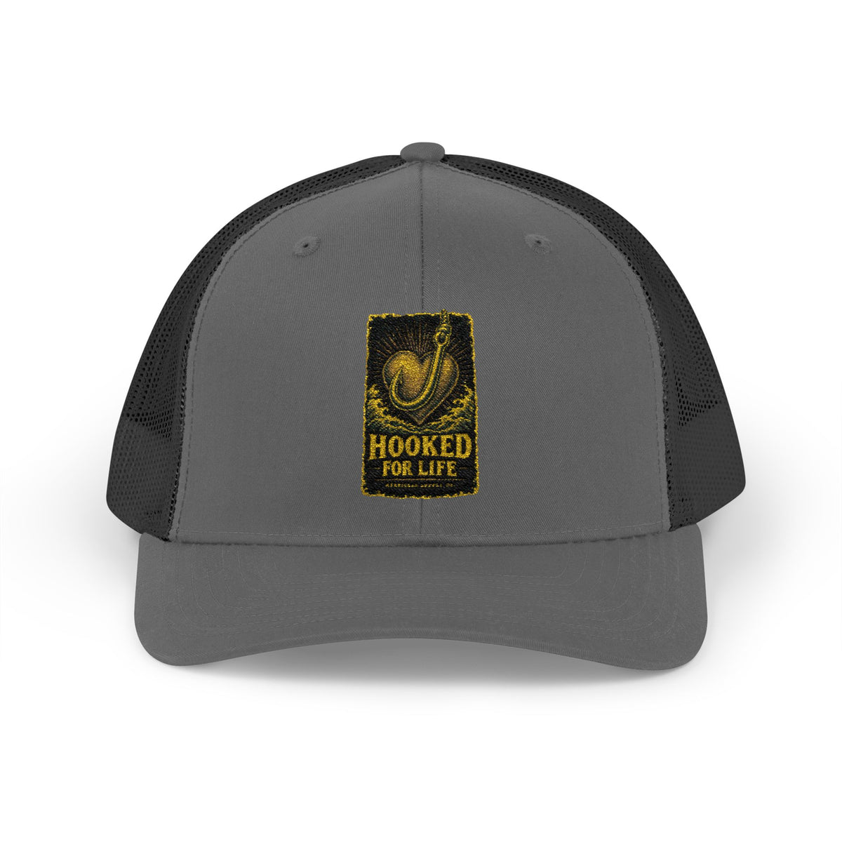 Hooked For Life Snapback Trucker Cap