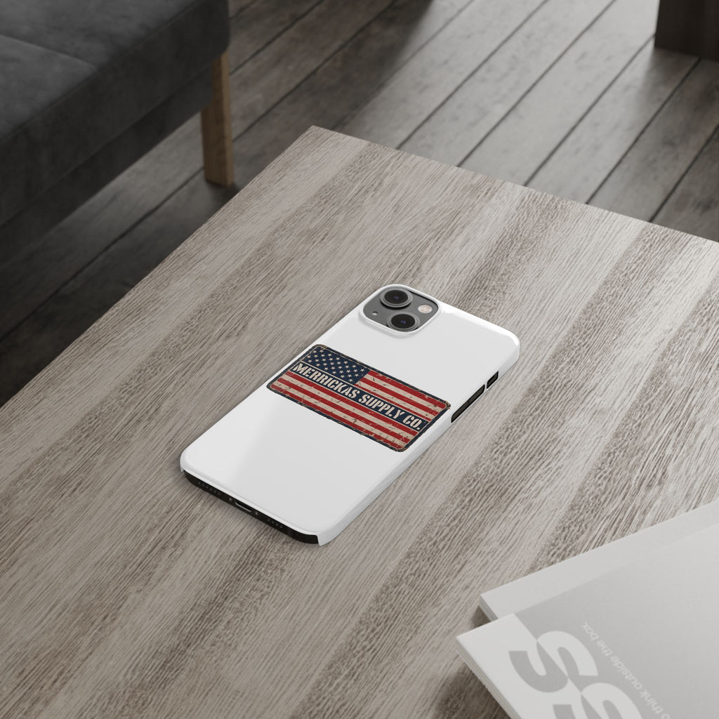 Merrickas American Flag Patch Phone Case