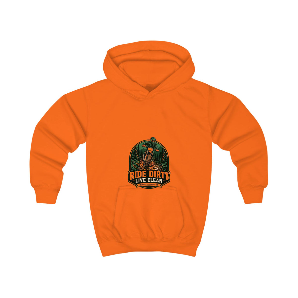 Ride Dirty Live Clean Kids' Hoodie