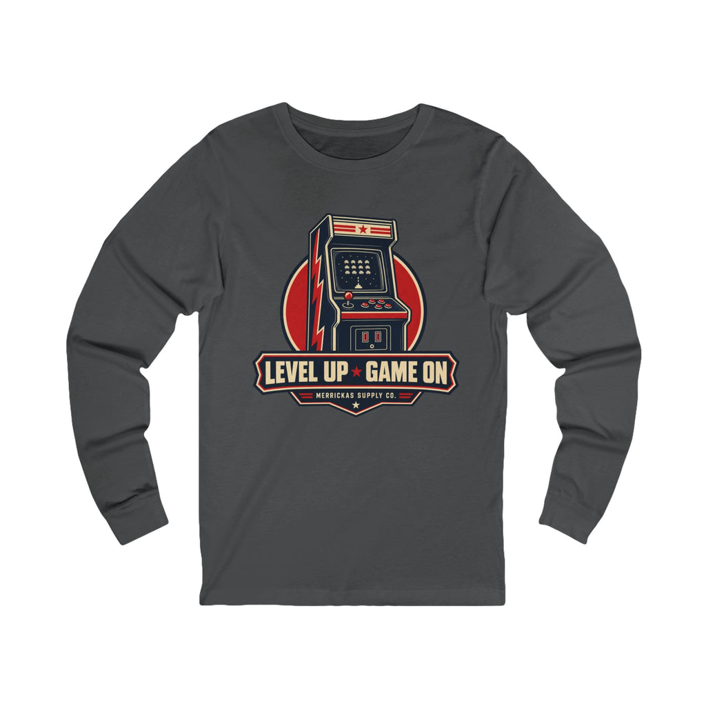 Level Up Game On Long Sleeve Tee