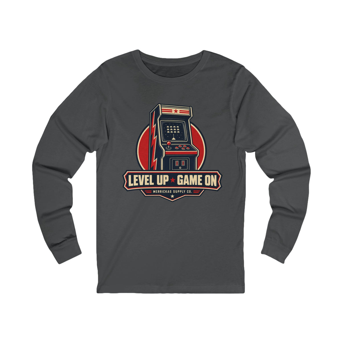 Level Up Game On Long Sleeve Tee