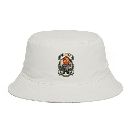 Ball Is Life Rent Is Due Bucket Hat