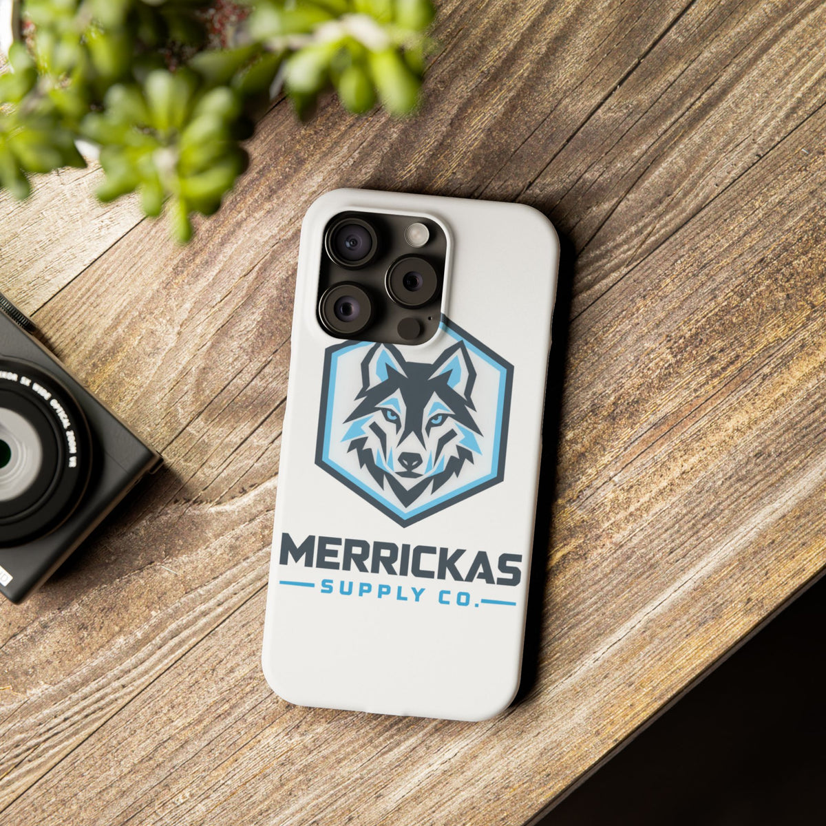 Merrickas Geo Wolf Phone Case