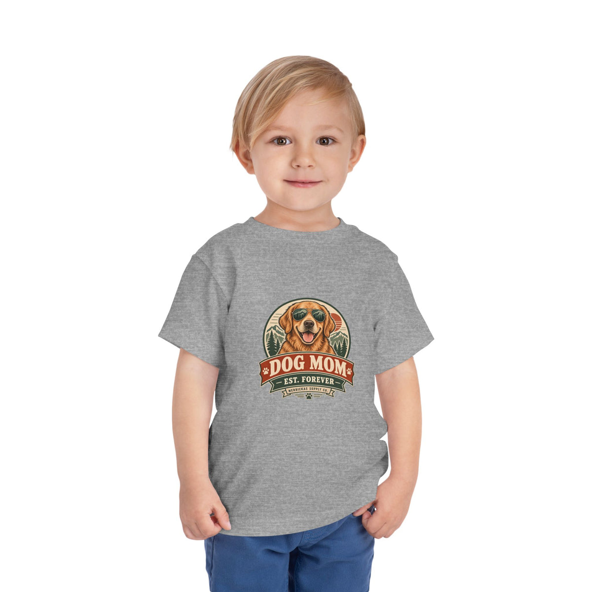 Dog Mom Est. Forever Toddler Tee