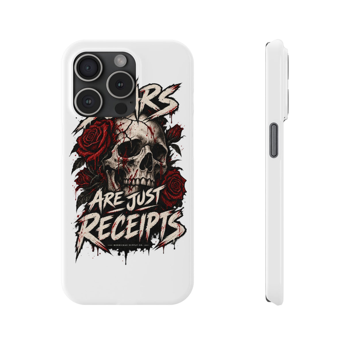 Scars Are Just Receipts Phone Case