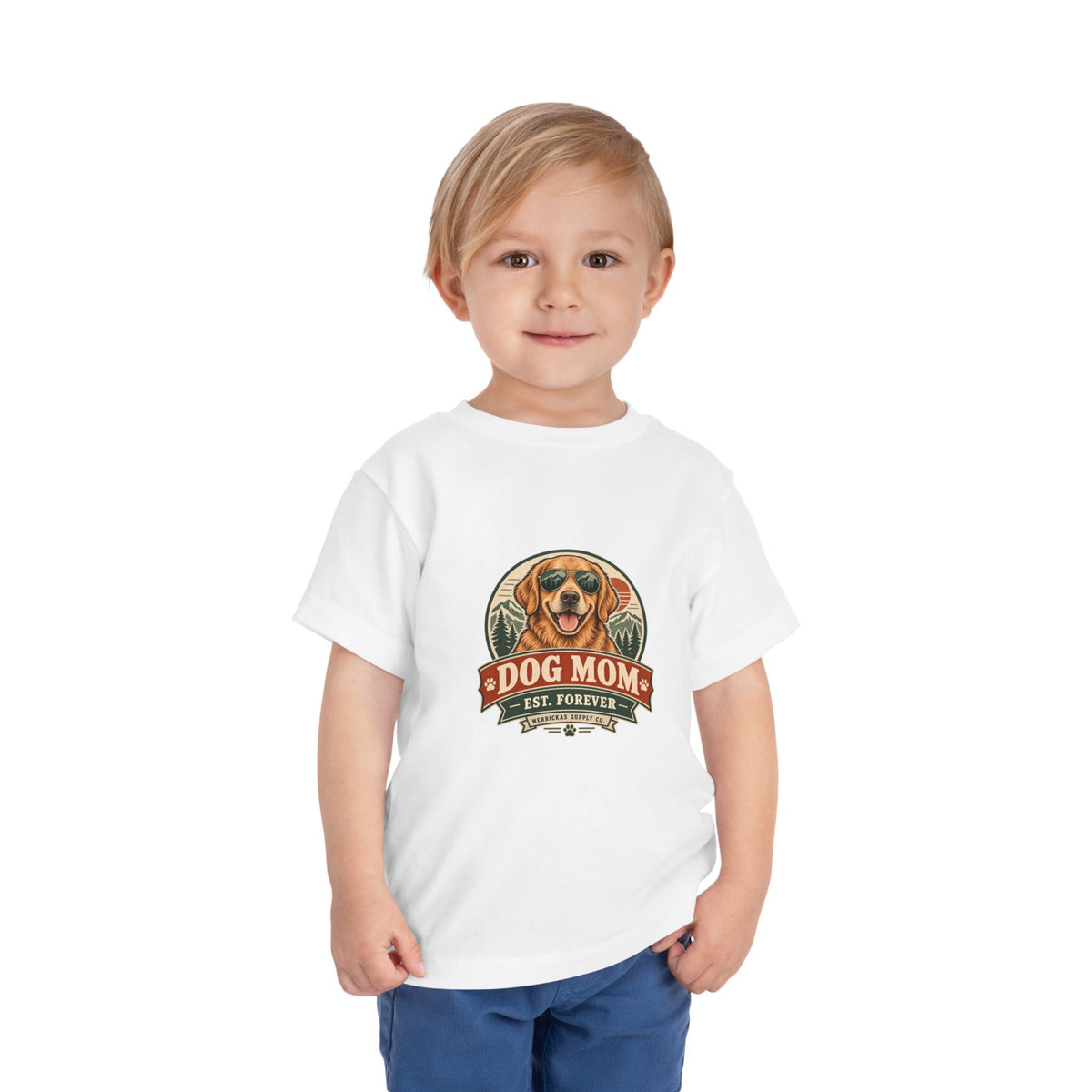 Dog Mom Est. Forever Toddler Tee