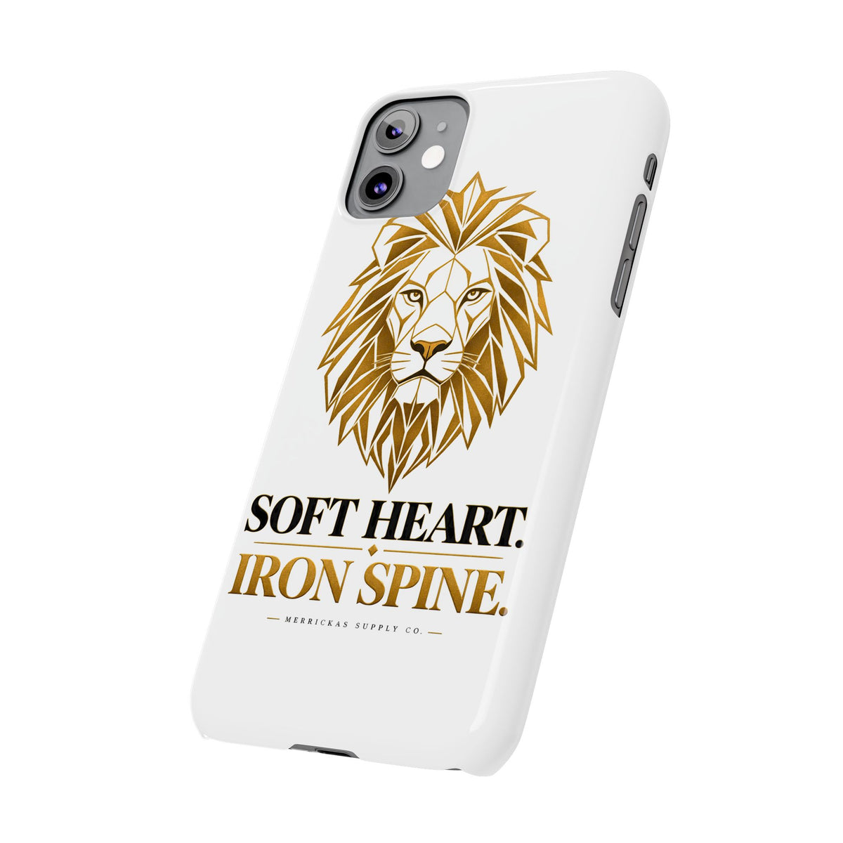 Soft Heart Iron Spine Phone Case