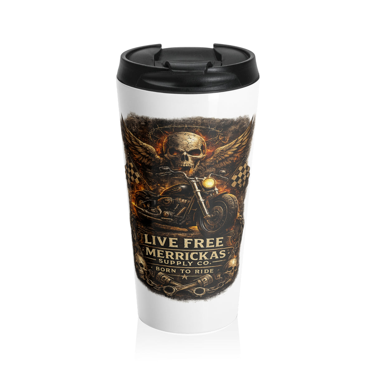 Motorcycles Design 3 | Travel Mug | Motorcycles | Merrickas Supply CO