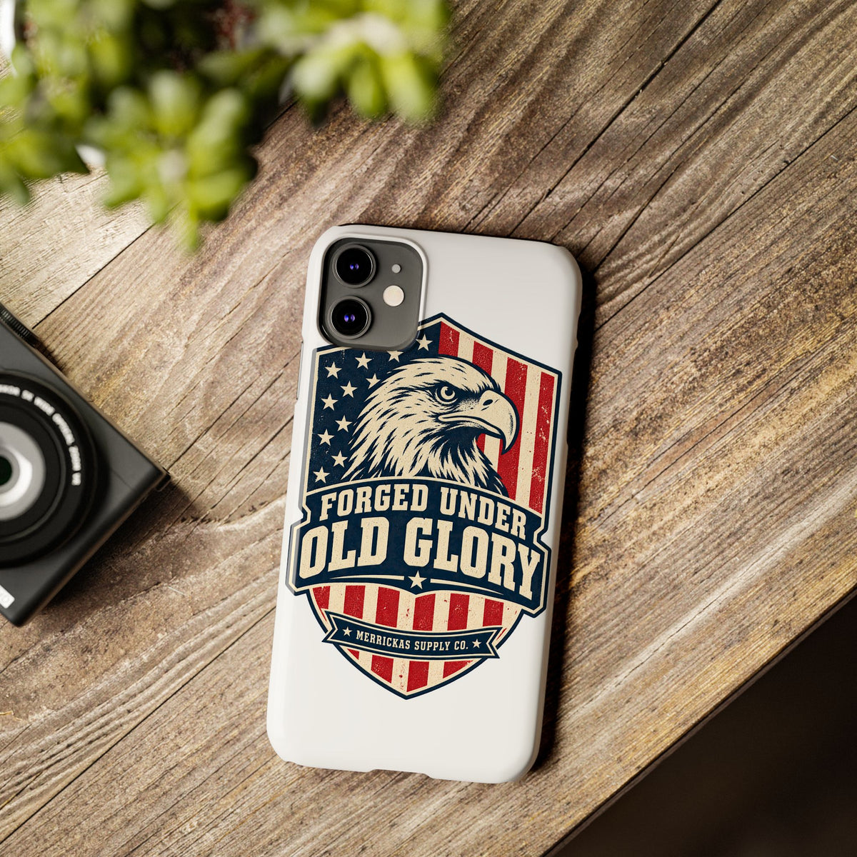 Forged Under Old Glory Phone Case