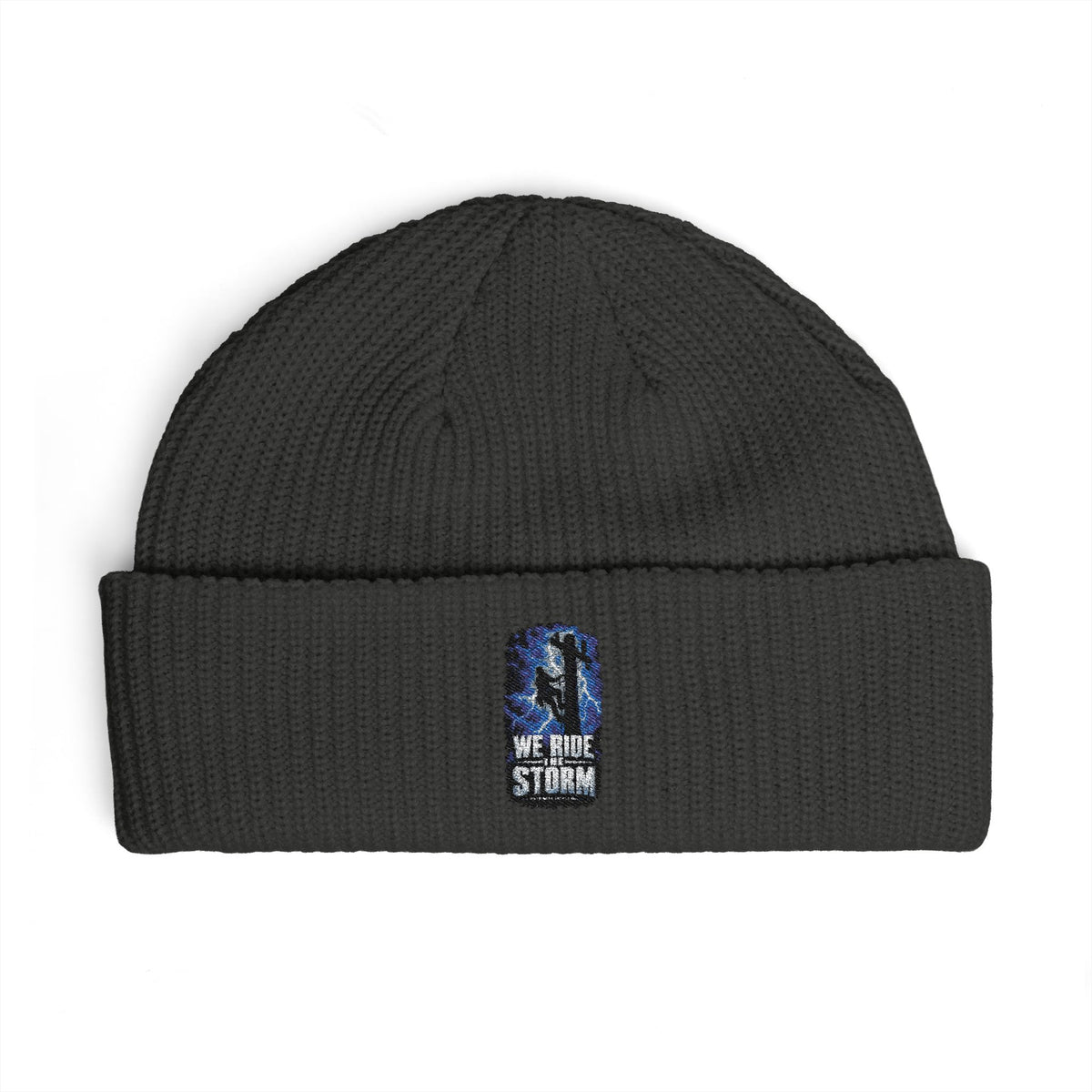 We Ride The Storm Cuff Beanie