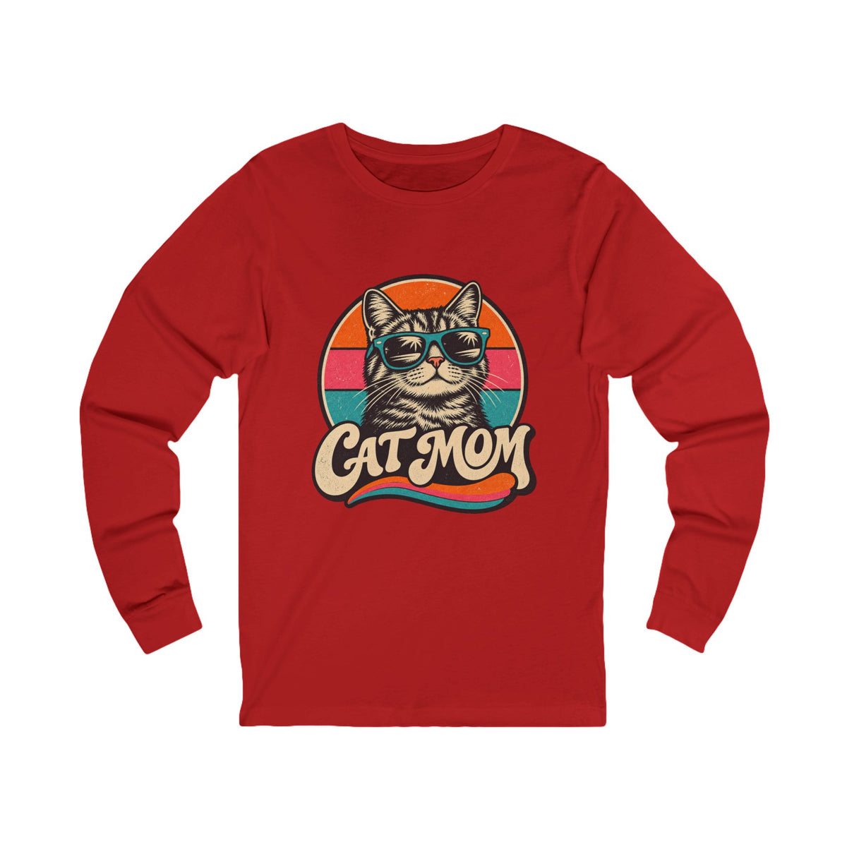 Cat Mom Long Sleeve Tee
