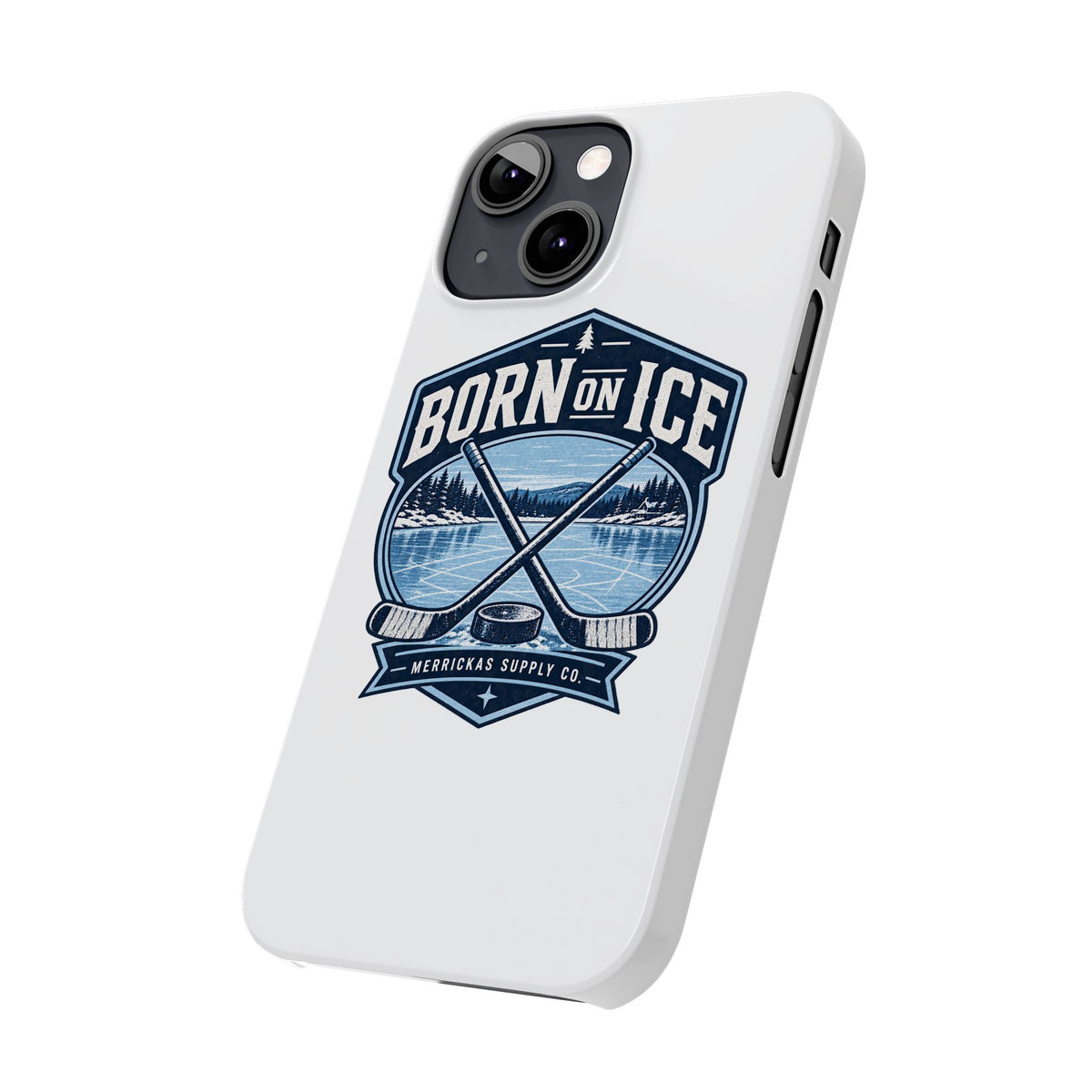 Born On Ice Phone Case