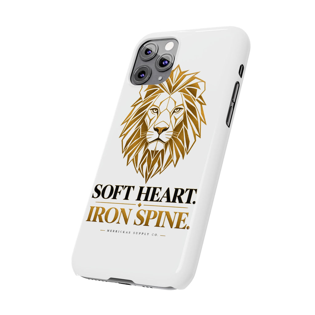 Soft Heart Iron Spine Phone Case