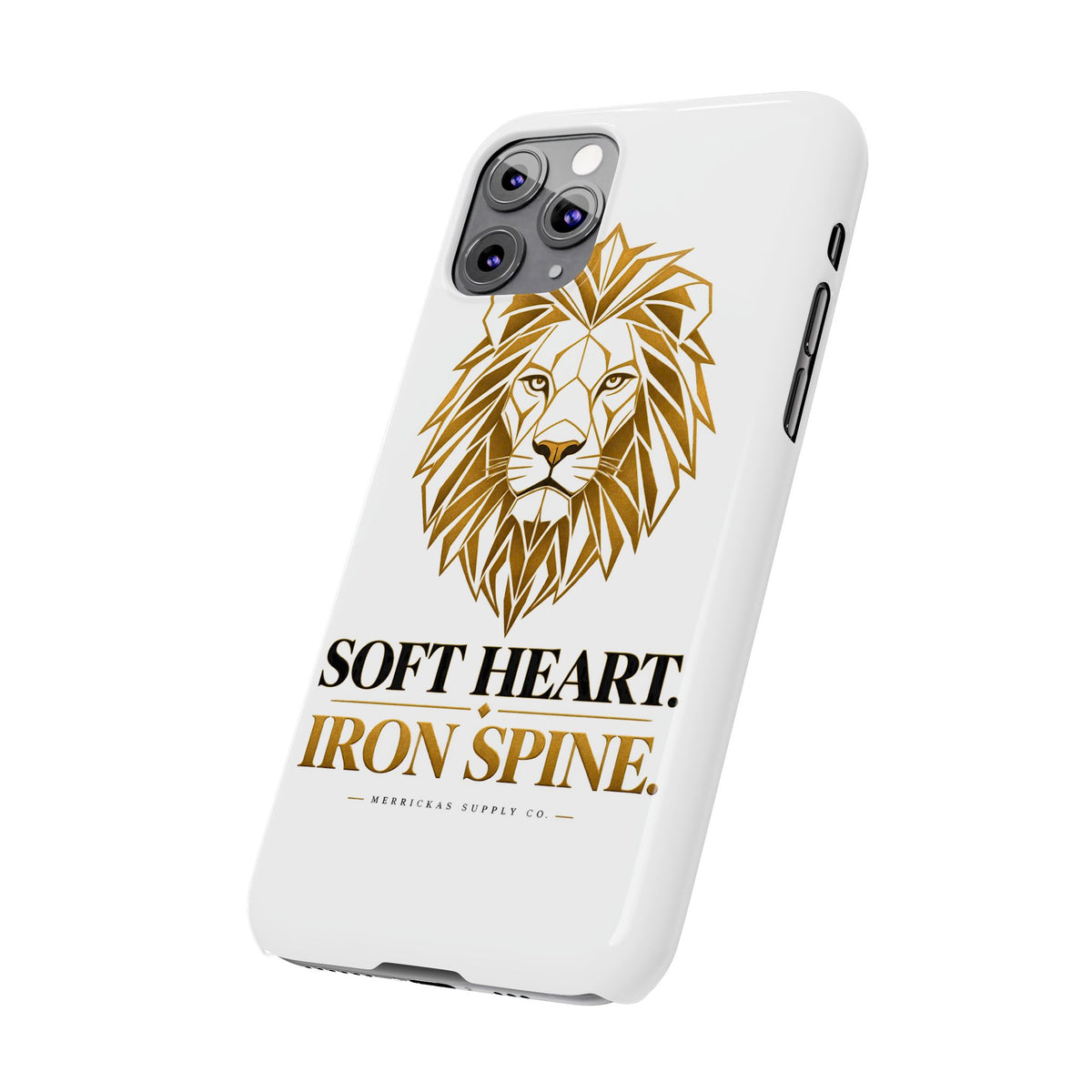 Soft Heart Iron Spine Phone Case