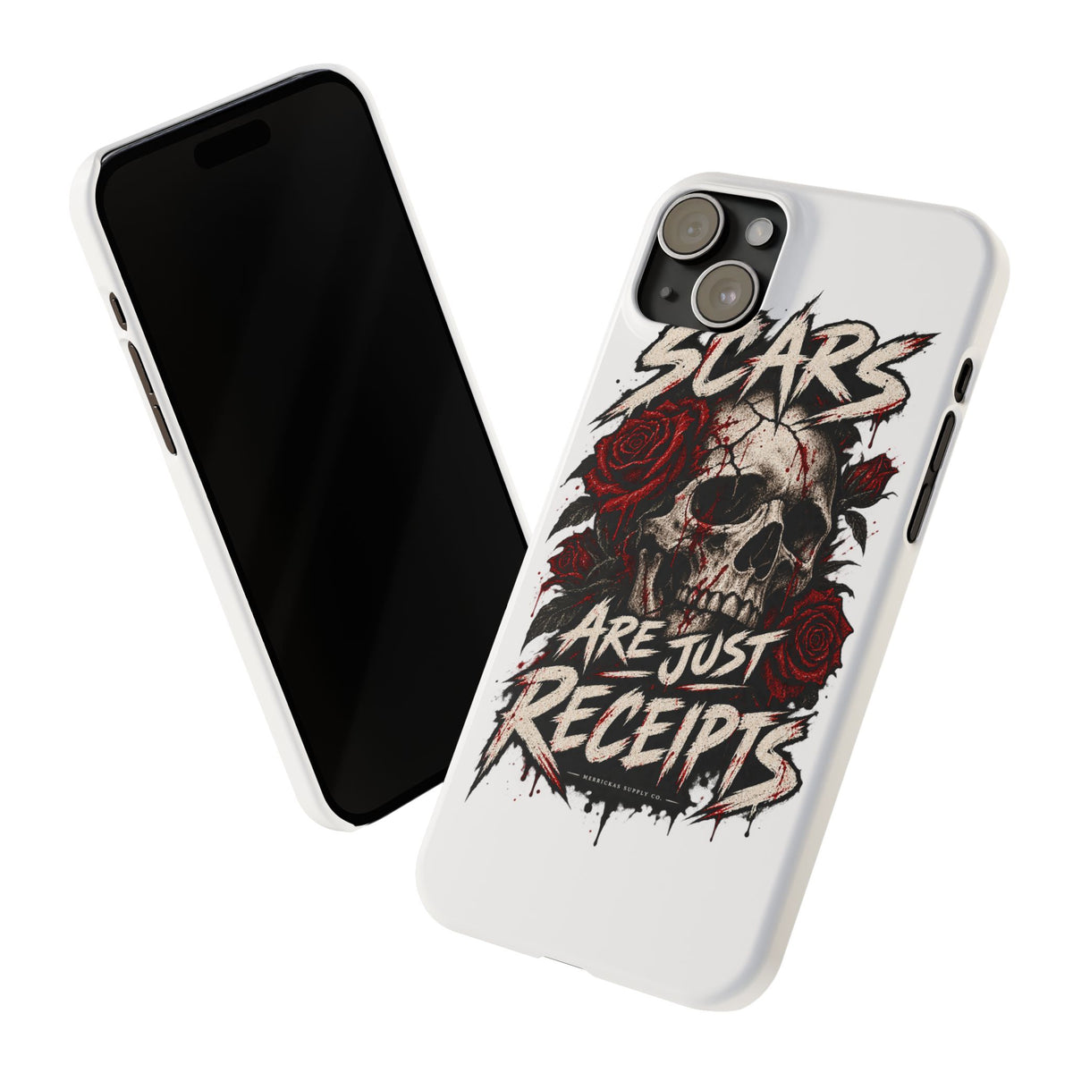Scars Are Just Receipts Phone Case