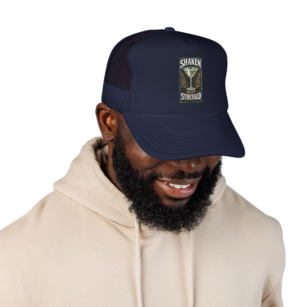 Shaken Not Stressed Foam Trucker Hat