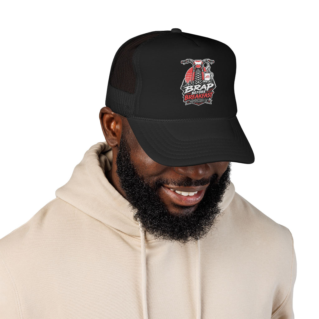 Brap Before Breakfast Foam Trucker Hat